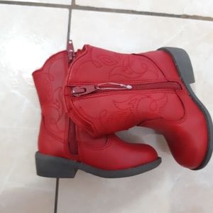 Red Toddler cowboy boots